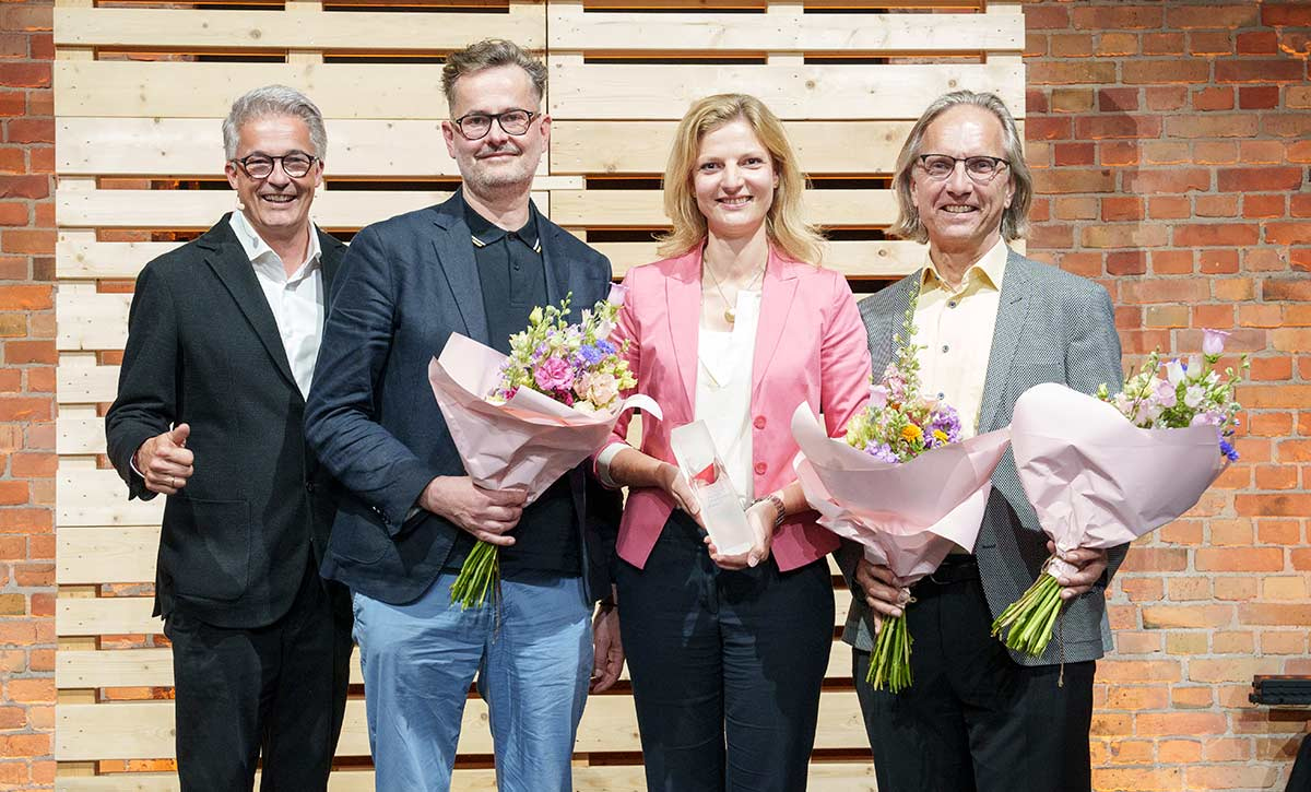Dr. Nora Reinecke, Mirko Mühlpfort und Wolfgang Glock